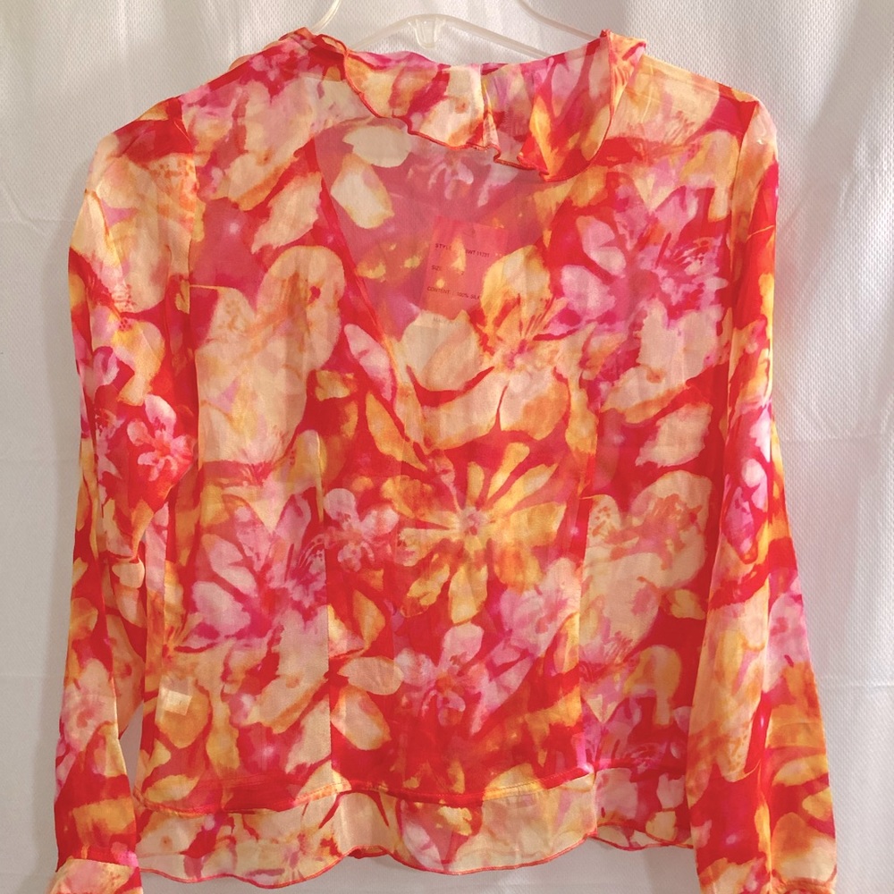 Boston Proper Shirt, Silk, NWT - Picture 2 of 8